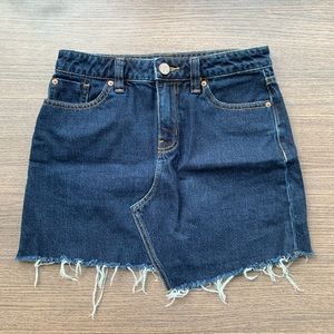 SOLD - Urban Outfitters BDG Asymmetrical Denim Mini Skirt